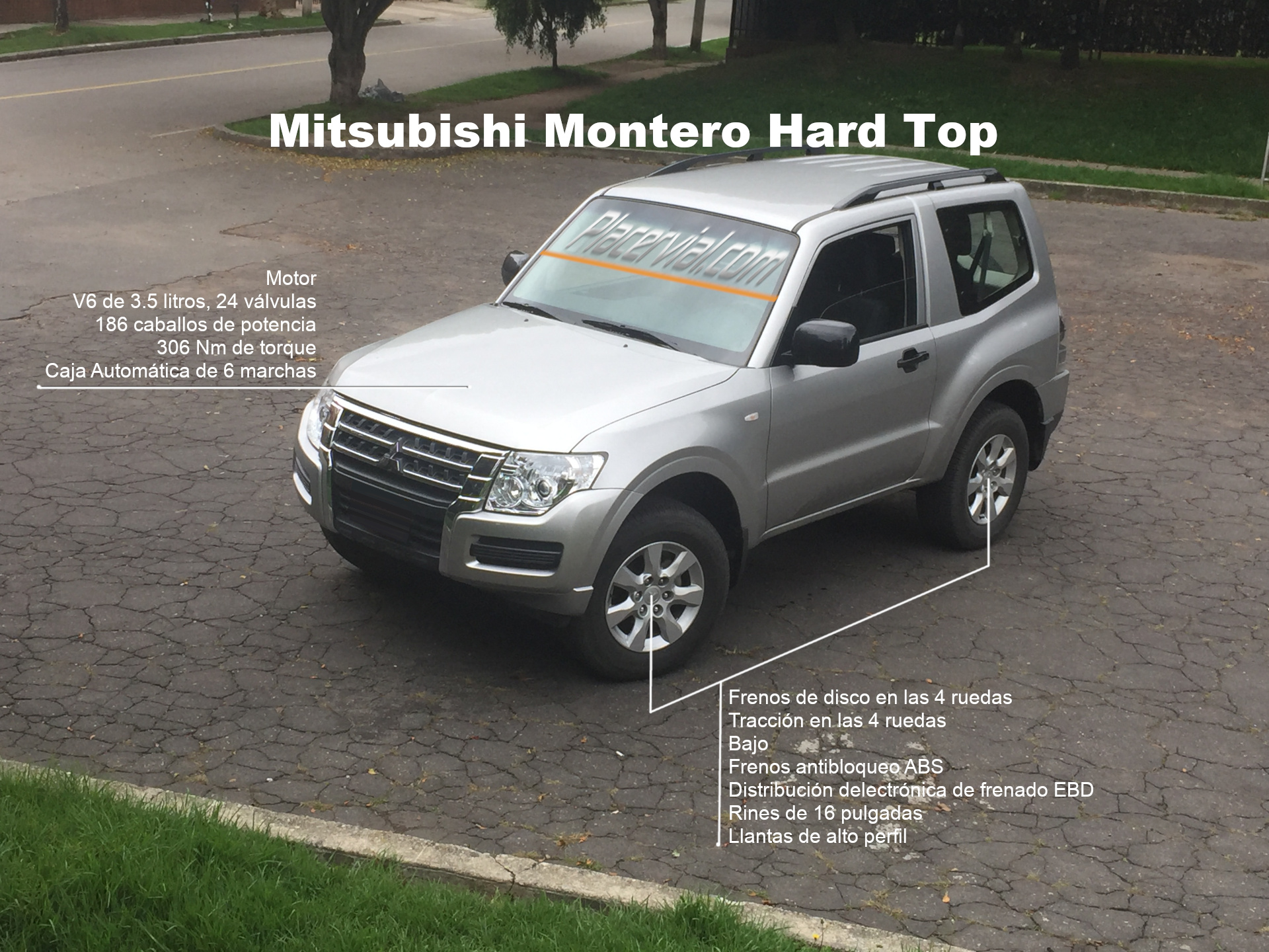 Mitsubishi Montero Hard Top: Infografía