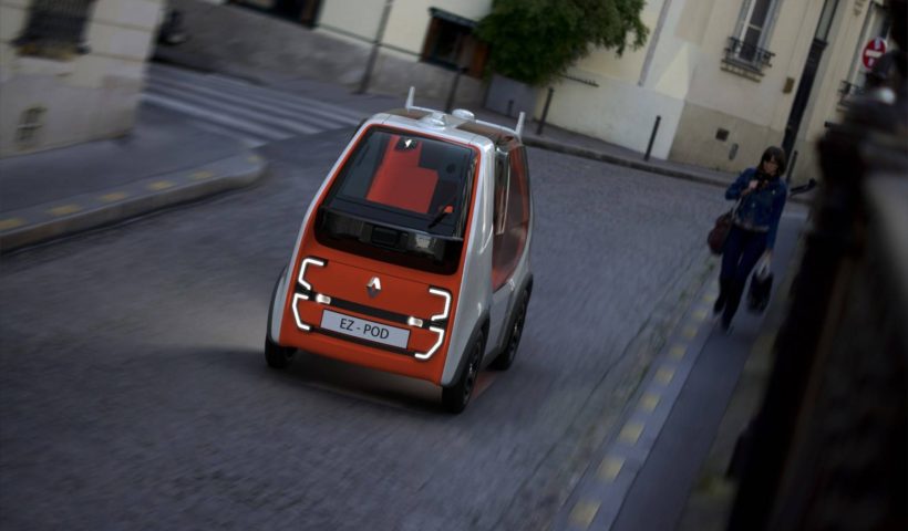 Renault Ez-Pod: Movilidad autónoma urbana