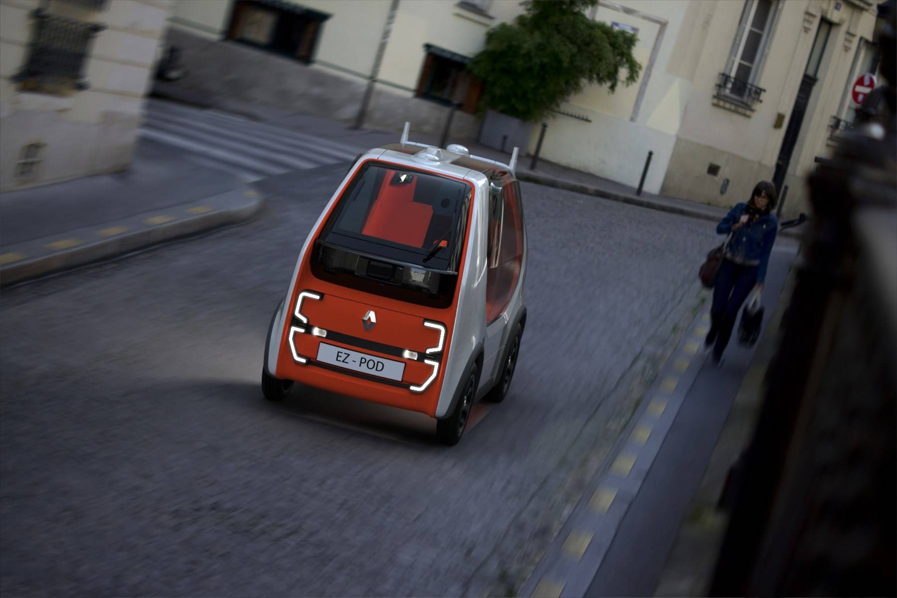 Renault Ez-Pod: Movilidad autónoma urbana