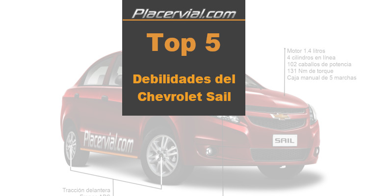 Chevrolet Sail: Debilidades