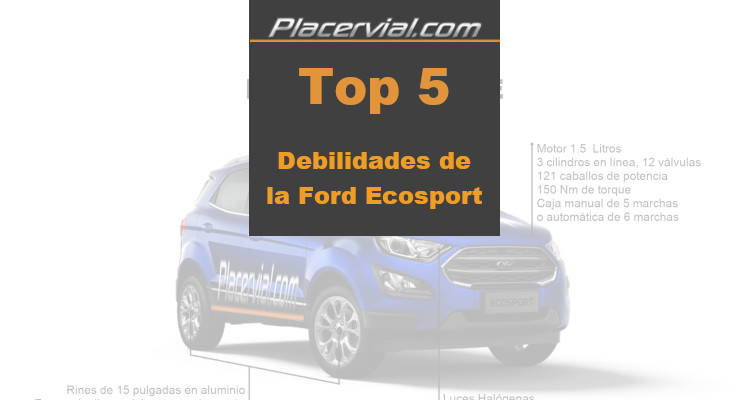 Ford Ecosport: Debilidades