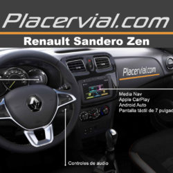 Renault Sandero: Infografía interior