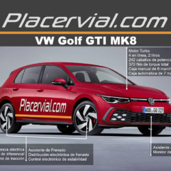 VW Golf GTI MK8: Infografía