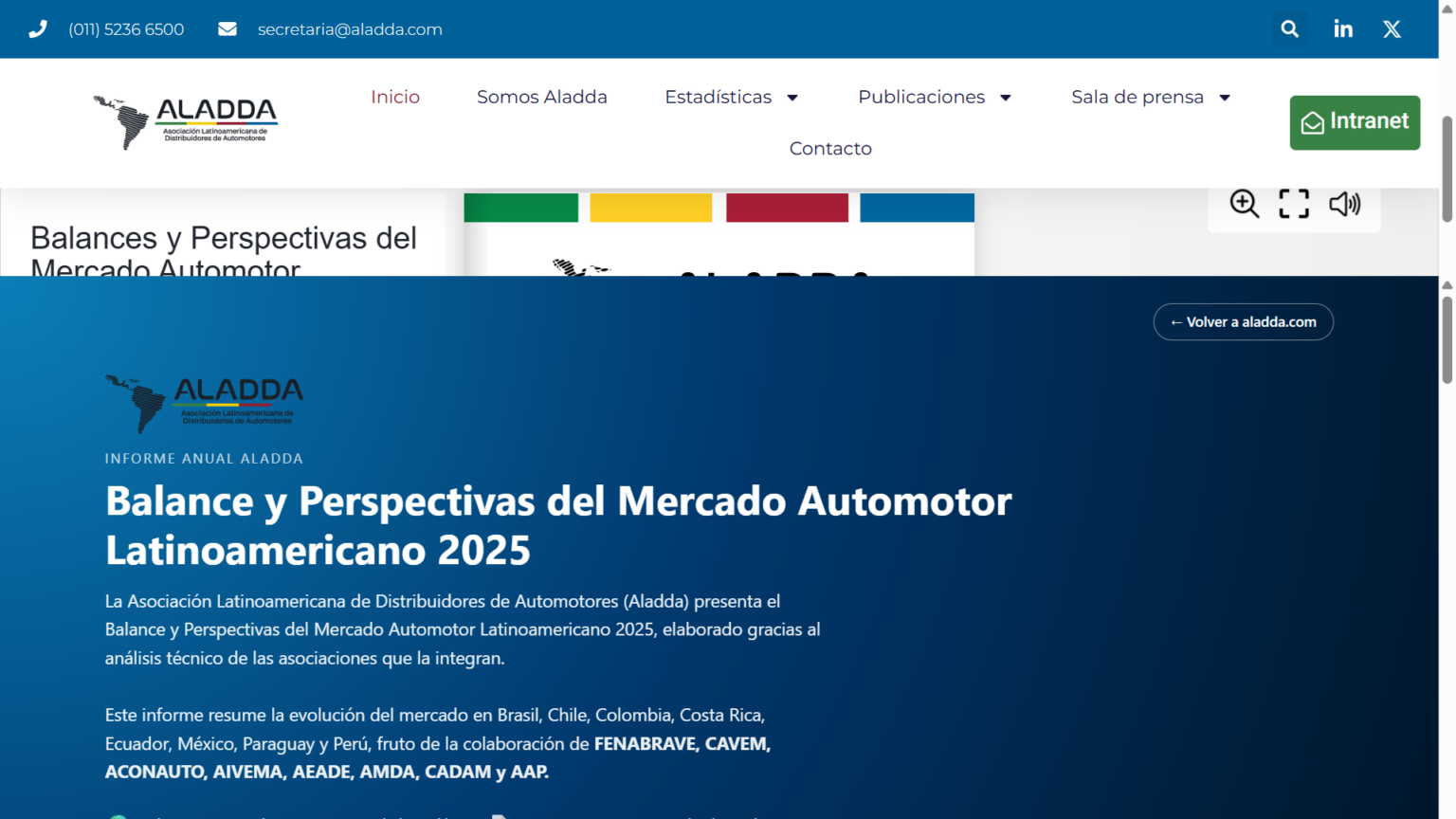 Aladda publicó informe anual